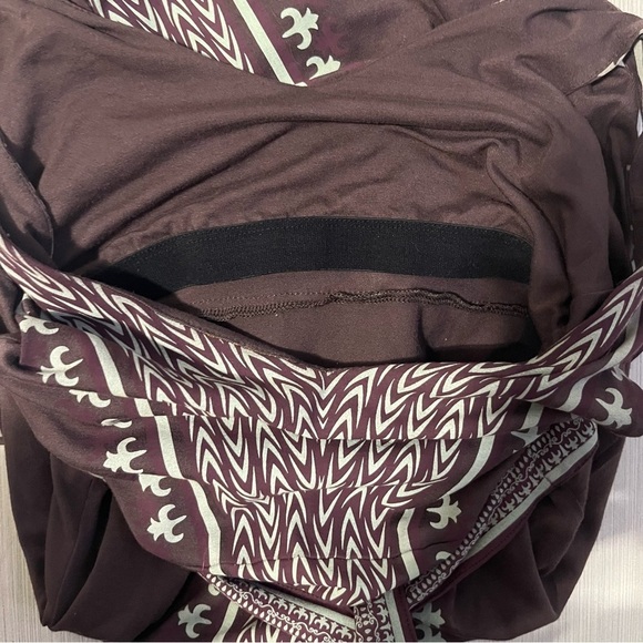 Athleta Sleeveless Santorini Patterned Dress Self Tie Waist Shelf Bra Size Small - Picture 6 of 14